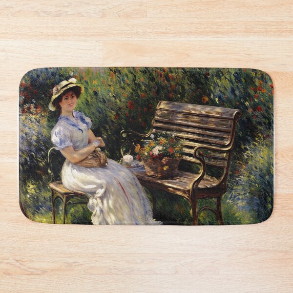 Item preview, Alice Hoschedé Amongst Lush Foliage - A Moment of Tranquility designed and sold by artdesignsnow.