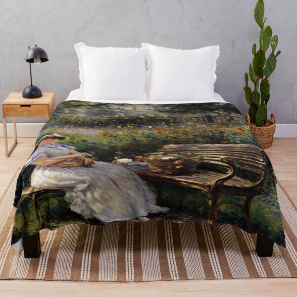 Item preview, Alice Hoschedé Amongst Lush Foliage - A Moment of Tranquility designed and sold by artdesignsnow.