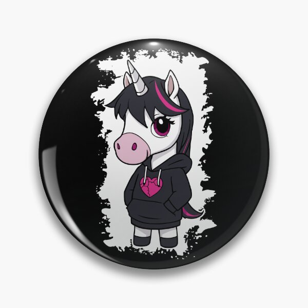 Item preview, emo unicorn designed and sold by lotsagoth.