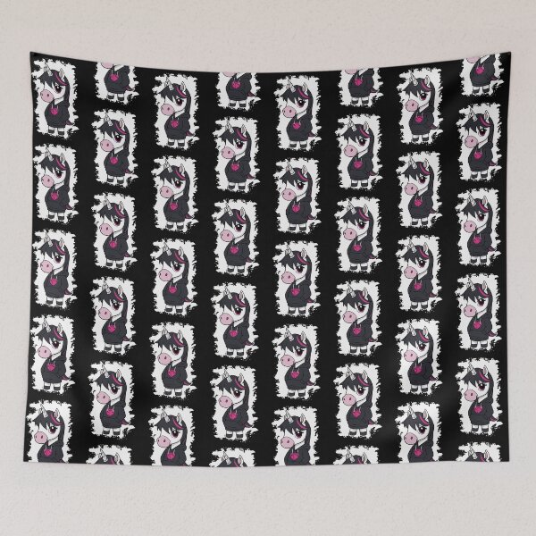 Item preview, emo unicorn designed and sold by lotsagoth.