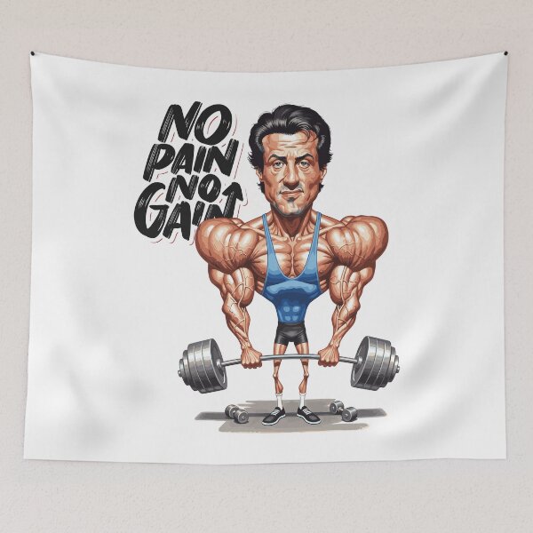 Item preview, Sylvester Stallone design, fitness training designed and sold by EzequielBC.