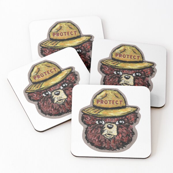 Item preview, Protect our National Parks Smokey the Bear designed and sold by SomeChicksArt.