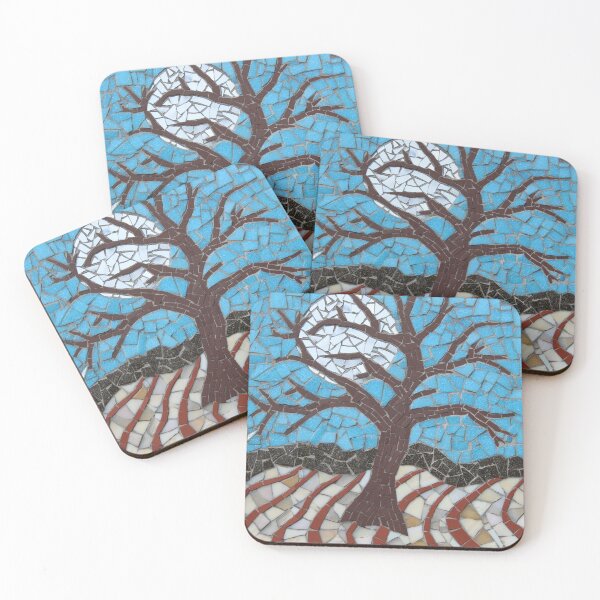 Item preview, Moonlit Tree Mosaic by Sue Kershaw designed and sold by Sue Kershaw.
