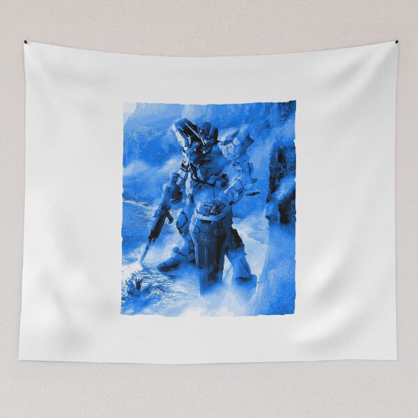 Item preview, blue frame strike gundam seed kira yamato digital illustration designed and sold by sabartgunpla.