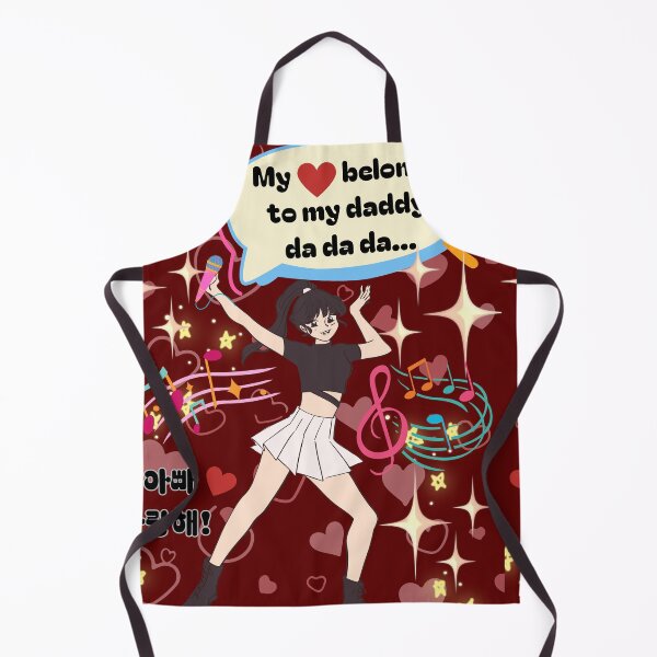 Item preview, K-Pop Fanart – “My Heart Belongs to My Daddy” with Korean Love Message designed and sold by mycreastyle.