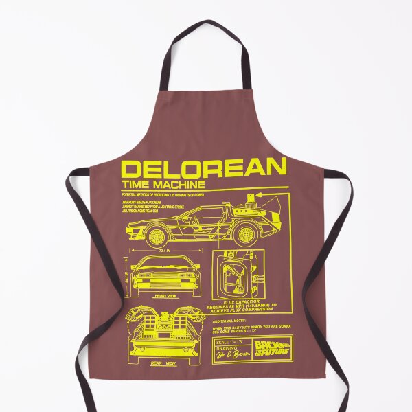 Artikelvorschau, Oldtimer DeLorean Projekt Gelb entworfen und verkauft von PrintCarClub.