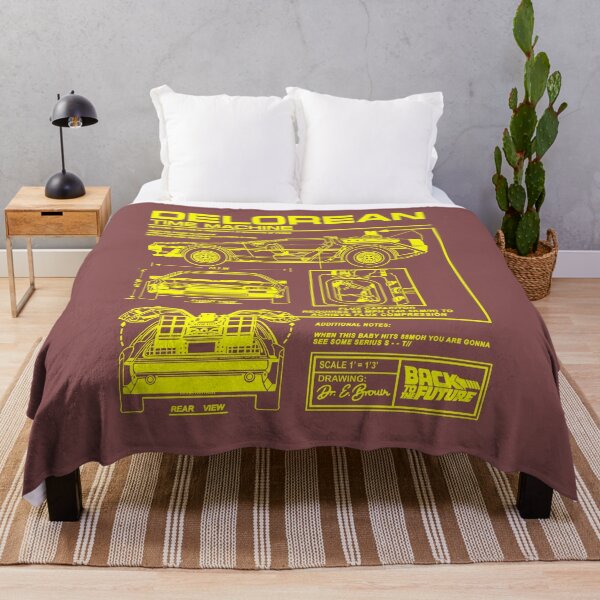 Item preview, Vintage Classic Car Delorean Project Yellow designed and sold by PrintCarClub.