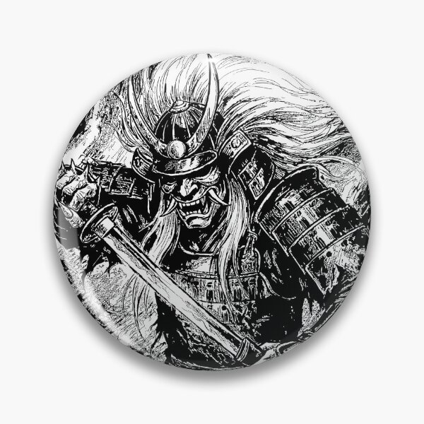 Item preview, Cursed Blade Draw - Japanese Oni Samurai designed and sold by bapupa.