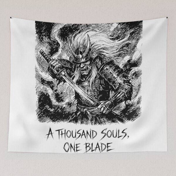 Item preview, Cursed Blade Draw - Japanese Oni Samurai designed and sold by bapupa.