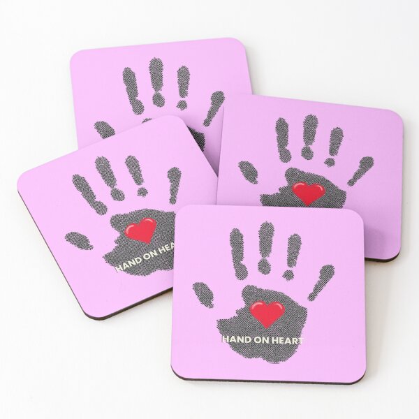 Item preview, Hand on Heart – Honest Love Statement Design designed and sold by mycreastyle.