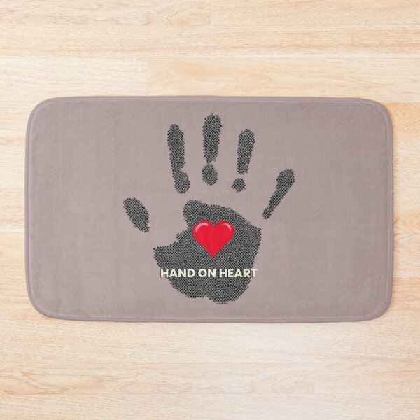 Item preview, Hand on Heart – Honest Love Statement Design designed and sold by mycreastyle.