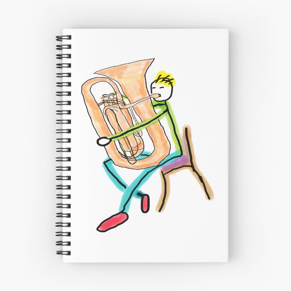 Item preview, Tuba Playing Stickman designed and sold by Mark-Ewbie.