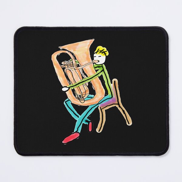 Item preview, Tuba Playing Stickman designed and sold by Mark-Ewbie.