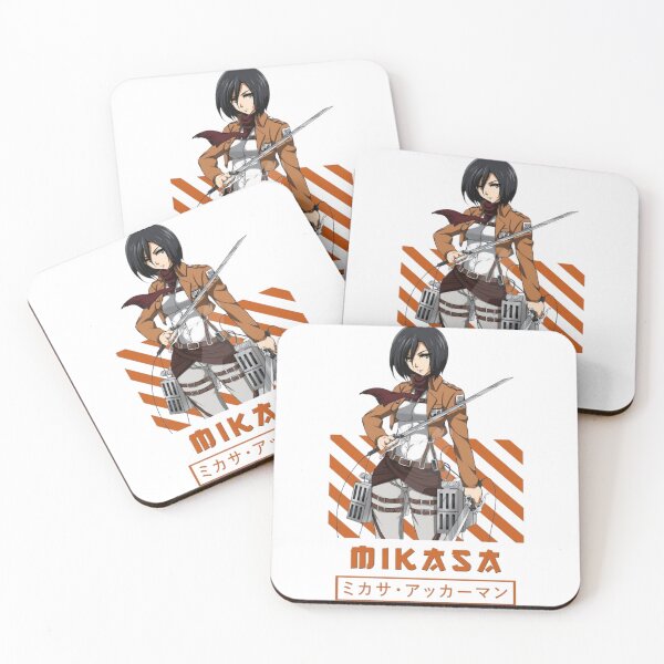 Item preview, Mikasa Ackerman Minimal Poster Style designed and sold by Snowdog-Art.
