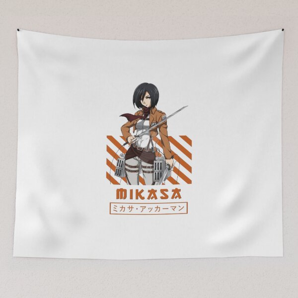 Item preview, Mikasa Ackerman Minimal Poster Style designed and sold by Snowdog-Art.