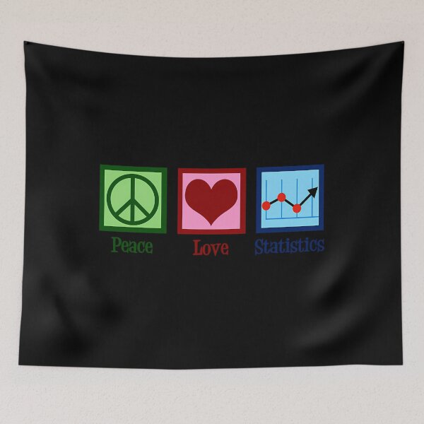 Item preview, Peace Love Statistics Design designed and sold by pqhzkiogtm78.