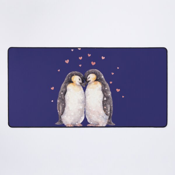 Item preview, Through Every Season – Penguin Couple Love Watercolour Illustration designed and sold by inspired-works.