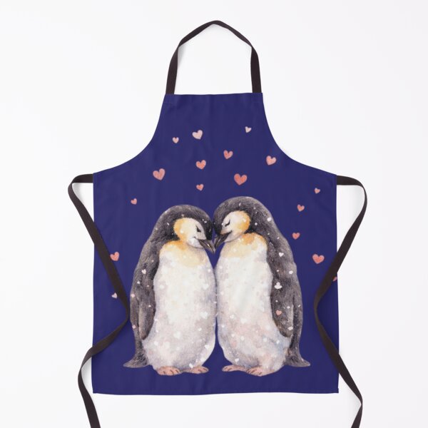 Item preview, Through Every Season – Penguin Couple Love Watercolour Illustration designed and sold by inspired-works.