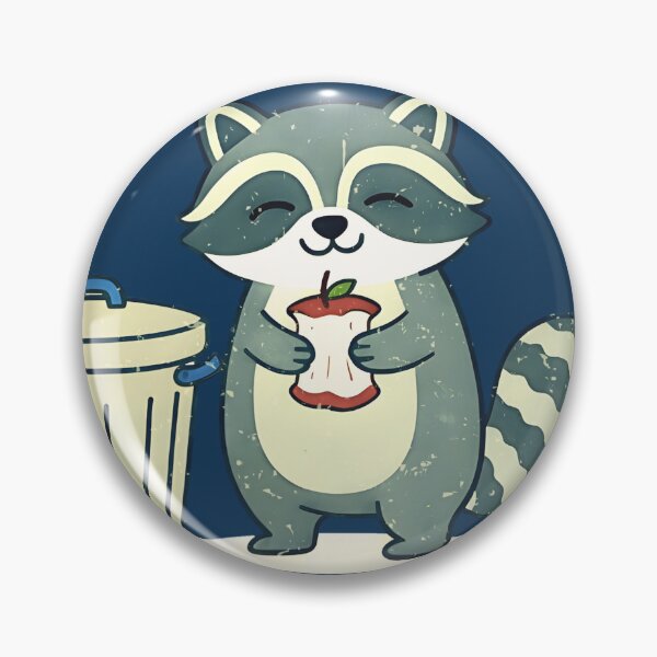 Item preview, More Trash Can Less Trash Can't Cute Raccoon  designed and sold by HowToCanadian.
