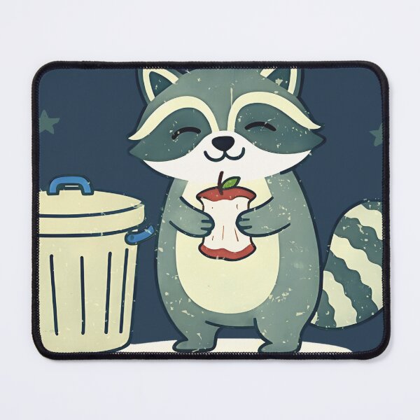 Item preview, More Trash Can Less Trash Can't Cute Raccoon  designed and sold by HowToCanadian.