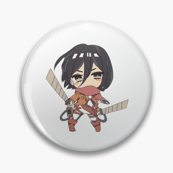 Item preview, Chibi Mikasa Ackerman Cute Fighter designed and sold by Snowdog-Art.