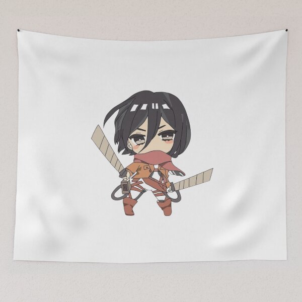 Item preview, Chibi Mikasa Ackerman Cute Fighter designed and sold by Snowdog-Art.