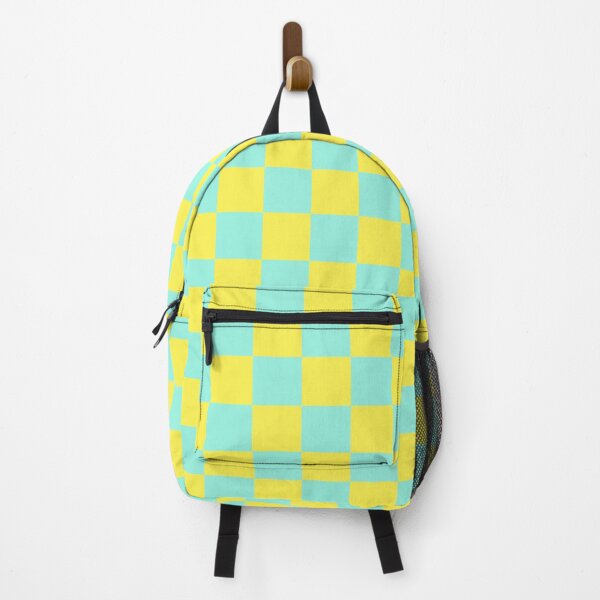 Item preview, Mint Green & Lemon Yellow Checkerboard pattern designed and sold by Zaya_art.