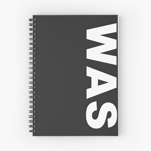 Item preview, WAS — White Minimal Bold Type Statement designed and sold by WORDPAUSE.