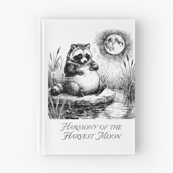 Item preview, Moonlight Belly Drummer - Japanese Tanuki Racoon Yokai designed and sold by bapupa.