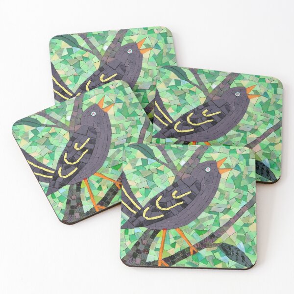 Item preview, Blackbird mosaic by Sue Kershaw designed and sold by Sue Kershaw.