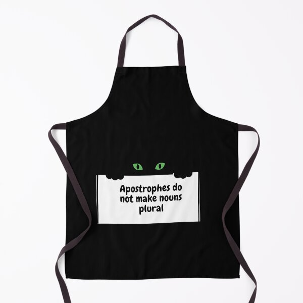 Item preview, Apostrophes Don’t Make Plurals Cat designed and sold by pqhzkiogtm78.