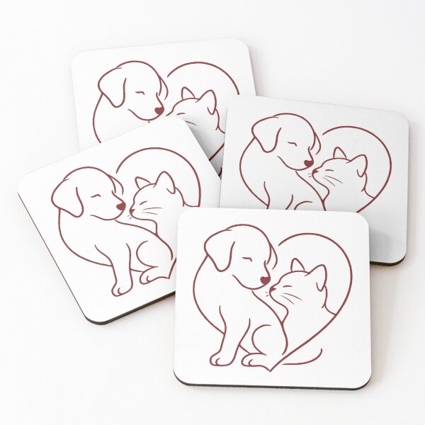 Item preview, Dog Cat Heart designed and sold by Phanteom.