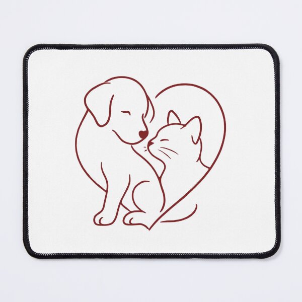 Item preview, Dog Cat Heart designed and sold by Phanteom.