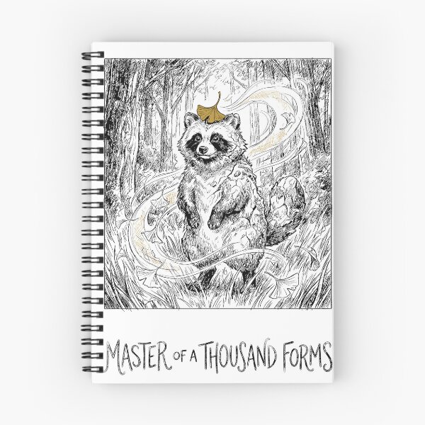 Item preview, Shapeshifter Leaf Magic - Japanese Tanuki Racoon Yokai designed and sold by bapupa.