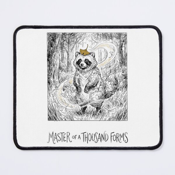 Item preview, Shapeshifter Leaf Magic - Japanese Tanuki Racoon Yokai designed and sold by bapupa.