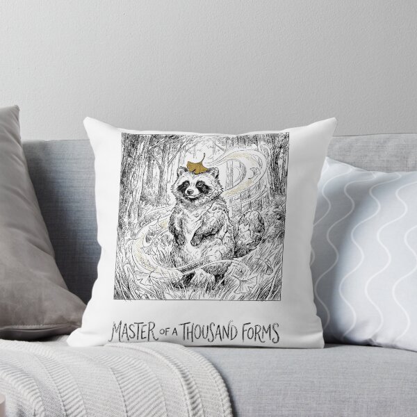 Item preview, Shapeshifter Leaf Magic - Japanese Tanuki Racoon Yokai designed and sold by bapupa.