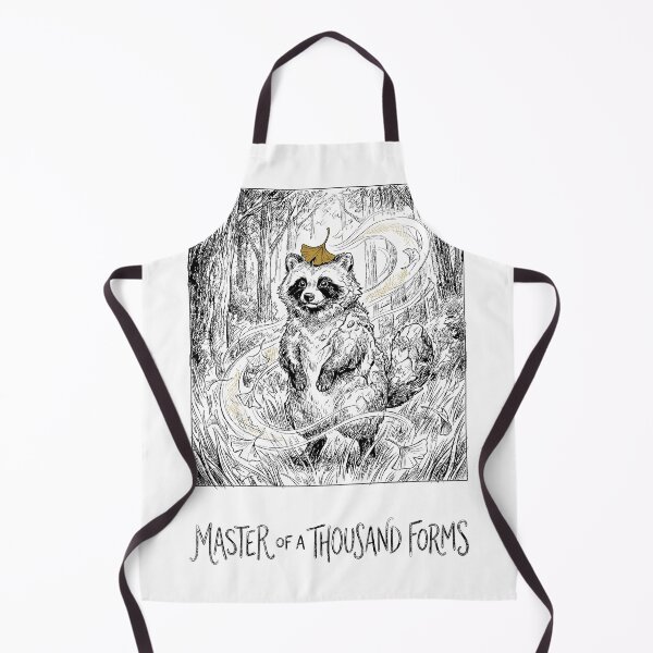 Item preview, Shapeshifter Leaf Magic - Japanese Tanuki Racoon Yokai designed and sold by bapupa.