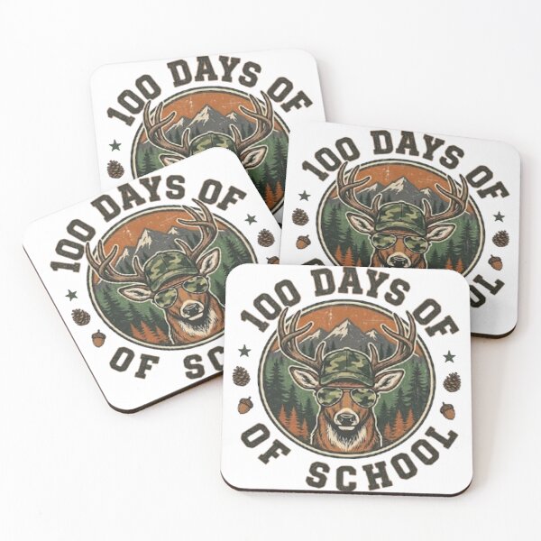 Item preview, 100 Days of School Deer Hunter – Camo 100th Day Buck Design designed and sold by StillDow.