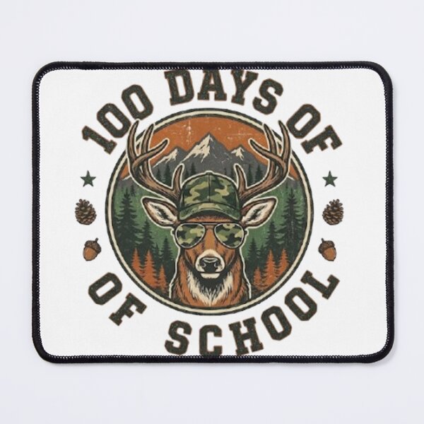 Item preview, 100 Days of School Deer Hunter – Camo 100th Day Buck Design designed and sold by StillDow.
