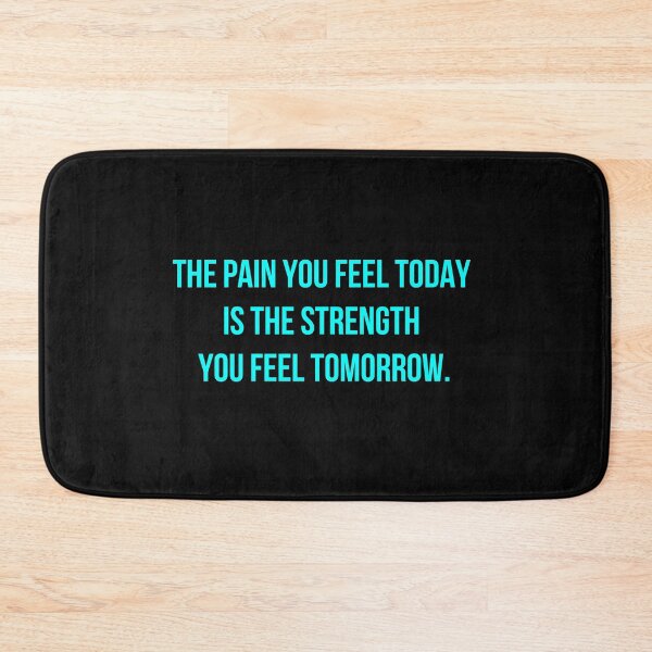 Item preview, The Pain You Feel Today Is the Strength You Feel Tomorrow Blue Quote | Motivational and Inspirational Premium HD Sticker for Weightlifter, powerlifter, gym, hustler, businessman, entrepreneur designed and sold by MillionaireGenZ ⭐⭐⭐⭐⭐ (5.0).