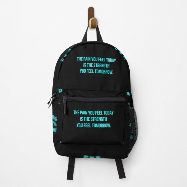 Item preview, The Pain You Feel Today Is the Strength You Feel Tomorrow Blue Quote | Motivational and Inspirational Premium HD Sticker for Weightlifter, powerlifter, gym, hustler, businessman, entrepreneur designed and sold by MillionaireGenZ ⭐⭐⭐⭐⭐ (5.0).
