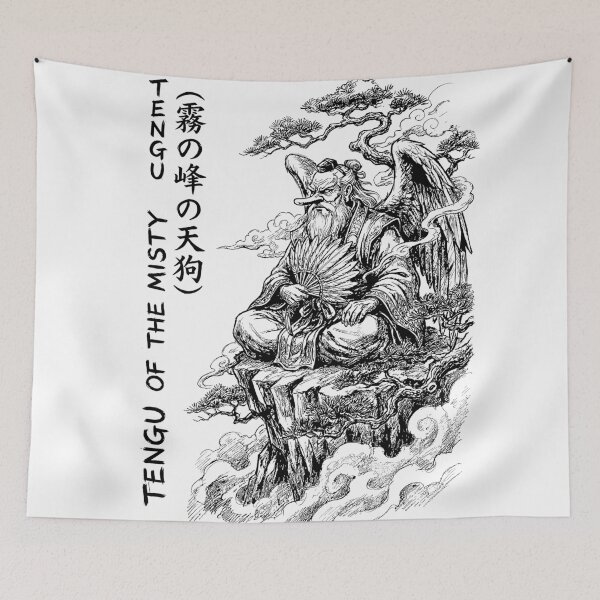 Item preview, Lord of the Misty Peak - Japanese Tengu designed and sold by bapupa.