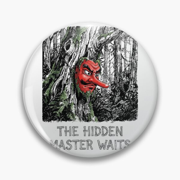 Item preview, The Hidden Master's Mask - Japanese Tengu Yokai designed and sold by bapupa.