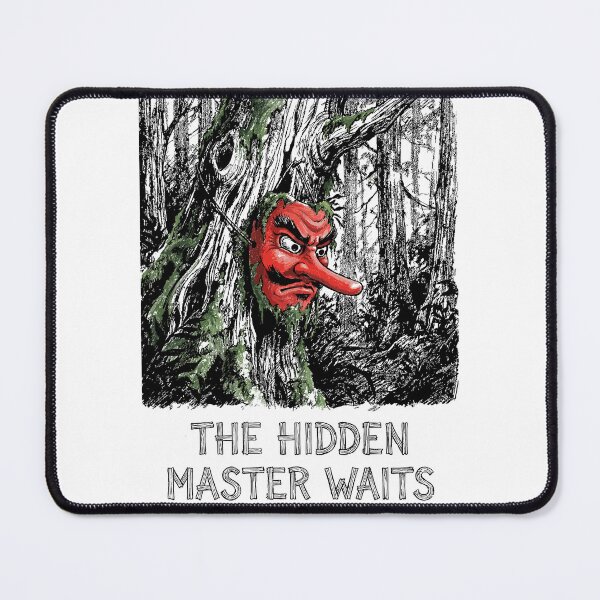 Item preview, The Hidden Master's Mask - Japanese Tengu Yokai designed and sold by bapupa.