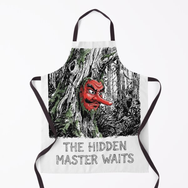 Item preview, The Hidden Master's Mask - Japanese Tengu Yokai designed and sold by bapupa.