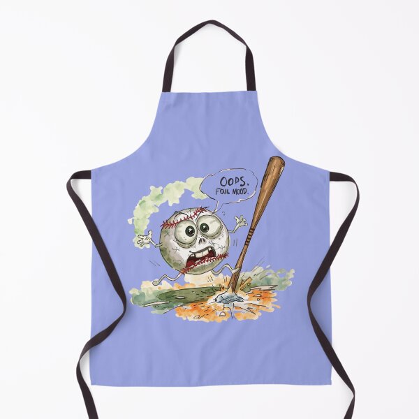 Item preview, Oops, Foul Mood – Funny Cartoon Baseball T-Shirt designed and sold by RMTrendy.