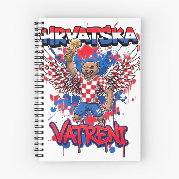 Item preview, Croatia Football 2026 World Cup - Vatreni Winged Mascot designed and sold by Inkwell grove.