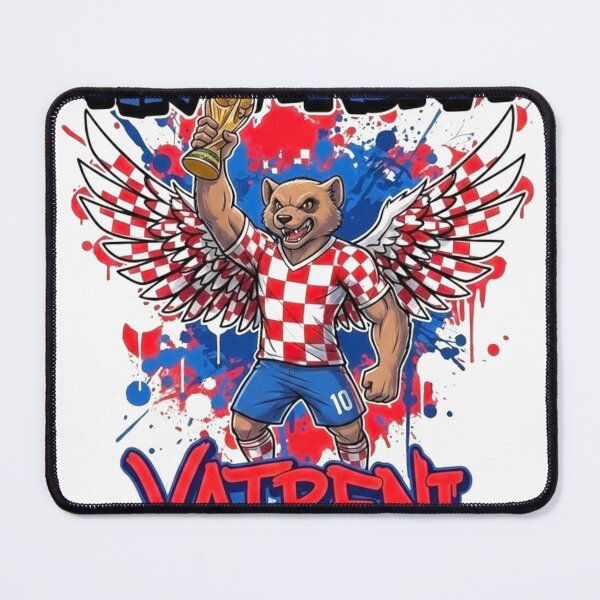Item preview, Croatia Football 2026 World Cup - Vatreni Winged Mascot designed and sold by Inkwell grove.