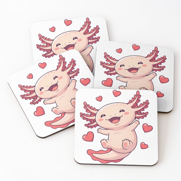 Item preview, A Lotl Love - Cute Valentine Axolotl designed and sold by Divinedesignbydulce.