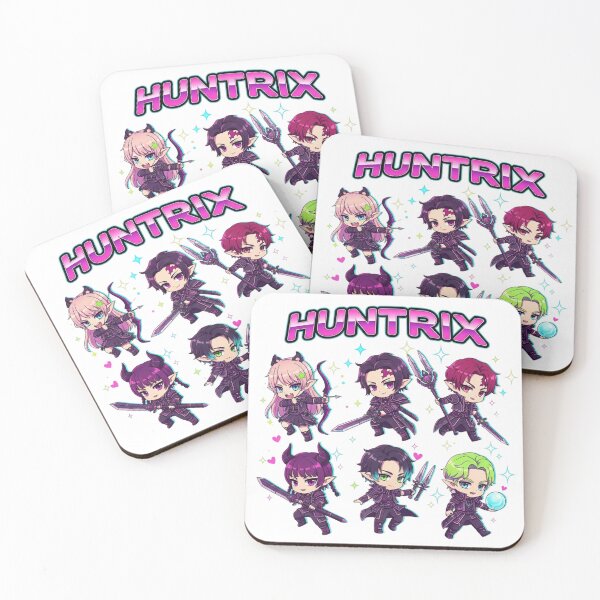 Item preview, Huntrix Kpop Demon Hunters Chibi - Heroic Y2K Cyber Group Tee designed and sold by mo-carnival.